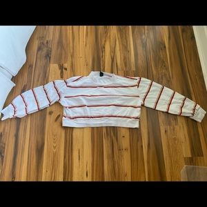 Striped crop top